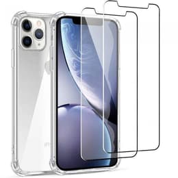 Capa iPhone 11 Pro e 2 películas de proteção - TPU - Transparente