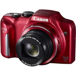 Compacto PowerShot SX170 IS - Vermelho + Canon Canon Zoom lens 28-448 mm f/3.5–5.9 f/3.5–5.9