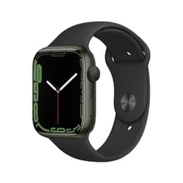 Apple Watch (Series 7) 2021 GPS + Celular 41 - Alumínio Verde - Bracelete desportiva Preto