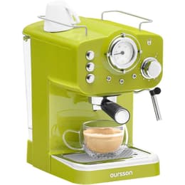 Máquinas de Café Espresso Sem cápsulas Oursson EM1500/GA 1.25L - Verde