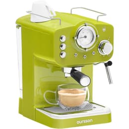 Máquinas de Café Espresso Sem cápsulas Oursson EM1500/GA 1,2500L - Verde