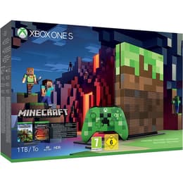 Xbox One S 1000GB - Castanho - Edição limitada Minecraft + Minecraft