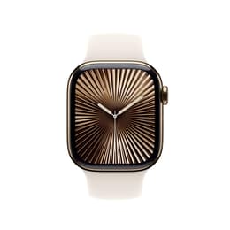 Apple Watch Series 10 (2024) GPS + Celular 42 mm - Titânio Dourado