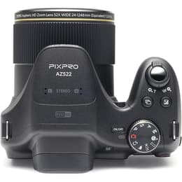 PixPro AZ525 - Preto + Kodak PixPro Aspheric HD Zoom Lens 52x Wide 24-1248mm f/2.8-5.6 f/2.8-5.6