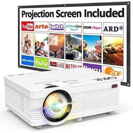 Qkk AK-81 Video projector 6400 Lumen - Branco