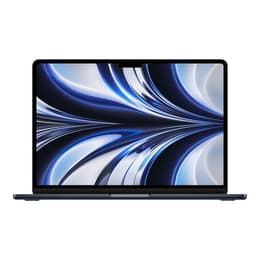 MacBook Air 13" (2022) - M2 da Apple com CPU 8‑core e GPU 8-Core - 8GB RAM - SSD 256GB - Ecrã padrão - QWERTY - Finlandês