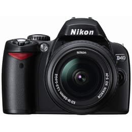 Reflexo D40 - Preto + Nikon AF-S DX Nikkor 18-55mm f/3.5-5.6G ED II f/3.5-5.6