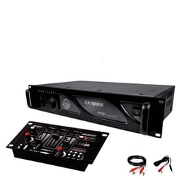 Ibiza Sound Amplificateur sono 2 x 500W MY DEEJAY AX-1000 MyDj + Table de mixage DJ21 4 voies 7 entrées + USB Amplificadores De Som