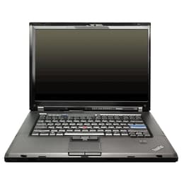 Lenovo ThinkPad T500 15-inch (2008) - Core 2 Duo P8400 - 4GB - SSD 128 GB AZERTY - Francês