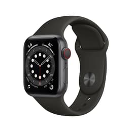 Apple Watch (Series 6) 2020 GPS + Celular 40 - Alumínio Cinzento sideral - Loop desportiva Preto