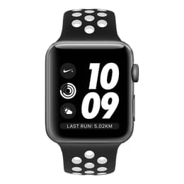 Apple Watch (Series 2) 2016 GPS 42 - Alumínio Cinzento sideral - Nike desportiva Preto/Branco