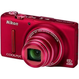 Compacto CoolPix S9500 - Vermelho + Nikon Nikkor 22X Wide Optical Zoom ED VR 25-550mm f/3.4-6.3 f/3.4-6.3