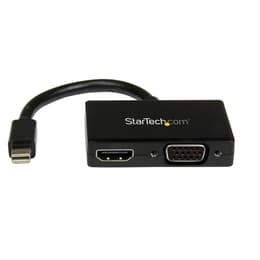Star Tech Mini DisplayPort to VGA DVI HDMI Adapter MDP2HDVGA Cabo