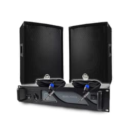 Pack Sono DJ BM SONIC Amplificateur BMS1000 1000W, Paire d'Enceintes Passives BMS08 2x300W, Câbles, Sonorisation PRO Colunas Pa