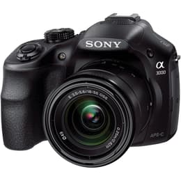 Reflexo Alpha a3000 - Preto + Sony E 18-55mm f/3.5-5.6 OSS f/3.5-5.6