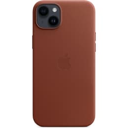 Capa em pele Apple - iPhone 14 Plus - Magsafe - Couro Castanho