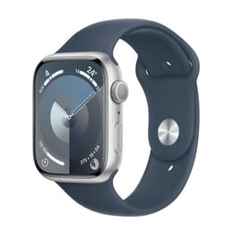 Apple Watch () 2023 GPS 45 - Alumínio Cinzento - Bracelete desportiva Azul