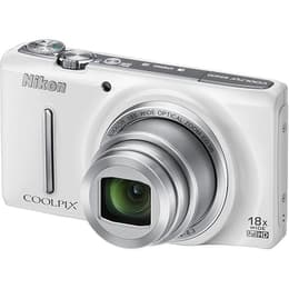 Compacto - Nikon Coolpix S9400 - Branco + Nikon Nikkor 18X Wide Optical Zoom ED VR 25-450mm f/3.4-6.3