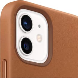 Capa em pele Apple - iPhone 12 Pro Max - Magsafe - Couro Castanho