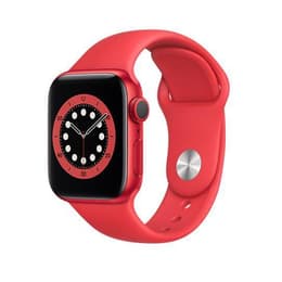 Apple Watch (Series 6) 2020 GPS + Celular 44 - Alumínio Vermelho - Bracelete desportiva Vermelho