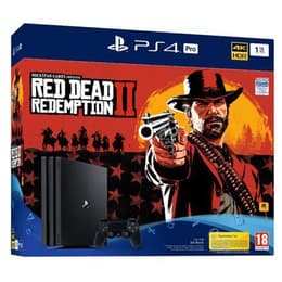 PlayStation 4 Pro 1000GB - Preto + Red Dead Redemption II