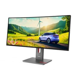 34-inch Lenovo ThinkVision P34WD-40 1920 x 1080 LED Monitor Cinzento
