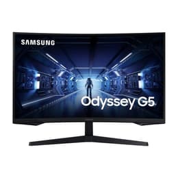 32-inch Samsung Odyssey G5 C32G55TQWR 2560 x 1440 LCD Monitor Preto