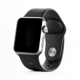 Apple Watch (Series 1) 42 - Alumínio Prateado - Circuito desportivo Preto