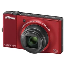 Nikon Coolpix S8000 Compacto 14 - Vermelho