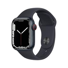 Apple Watch Series 7 (2021) GPS + Celular 41 mm - Alumínio Midnight - Bracelete desportiva Midnight
