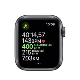 Apple Watch (Series 5) 2019 GPS 40 - Alumínio Cinzento sideral - Circuito desportivo Preto