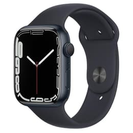 Apple Watch (Series 7) 2021 GPS 45 - Alumínio Preto - Bracelete desportiva Preto