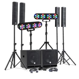 Bm Sonic Pack Sono DJ Complet 2400W Colunas Pa