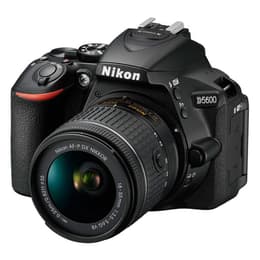 Reflexo D5600 - Preto + Nikon AF-S DX Zoom-Nikkor 18-55mm f/3.5-5.6G f/3.5-5.6
