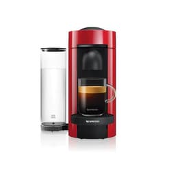 Cafeteira de Expresso de Cápsula Compatível com Nespresso Magimix Vertuo Plus GDB2 1.2L - Preto/Vermelho