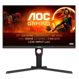 27-inch Aoc U27G3X/BK 3840 x 2160 LED Monitor Preto