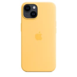 Capa de silicone Apple - iPhone 14 Plus - Magsafe - Silicone Amarelo