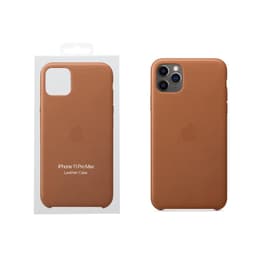 Capa em pele Apple - iPhone 11 Pro Max - Couro Castanho