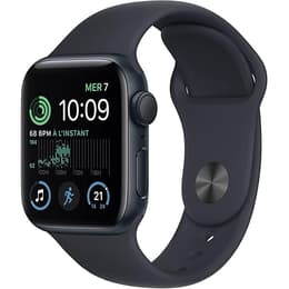 Apple Watch (Series SE) 2021 GPS 40 - Alumínio Meia-noite - Bracelete desportiva Preto