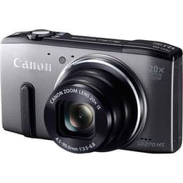 Canon PowerShot SX270 HS Compacto 12 - Cinzento/Preto