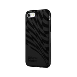 Back Market Capa iPhone 7/8/SE 2020/2022 e película de proteção - Plástico reciclado - Preto
