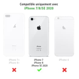 Back Market Capa iPhone 7/8/SE 2020/2022 e película de proteção - Plástico reciclado -