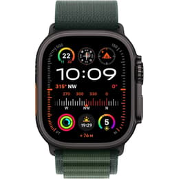 Apple Watch Ultra 2 (2024) GPS + Celular 49 mm - Titânio Preto - Loop Alpine Verde