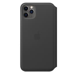 Capa Folio Apple - iPhone 11 Pro Max - Couro Preto