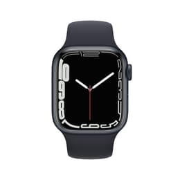 Apple Watch Series 7 (2021) GPS 41 mm - Alumínio Midnight - Bracelete desportiva Preto