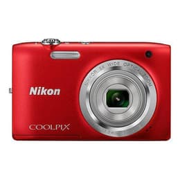 Nikon Coolpix S2900 Compacto 20 - Vermelho