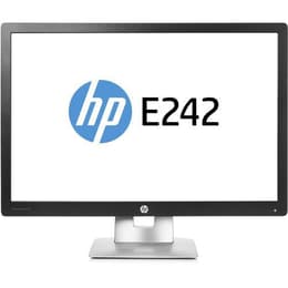 24-inch HP EliteDisplay E242 1920 x 1200 LCD Monitor Cinzento