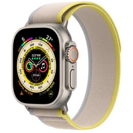 Apple Watch (Ultra) 2022 GPS + Celular 49 - Titânio Cinzento - Loop Trail Amarelo