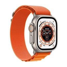 Apple Watch (Ultra) 2022 GPS + Celular 49 - Titânio Cinzento - Loop Alpine Laranja