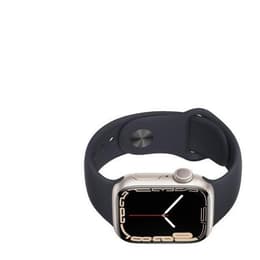 Apple Watch Series 7 (2021) GPS + Celular 41 mm - Alumínio Luz das estrelas - Bracelete desportiva Preto